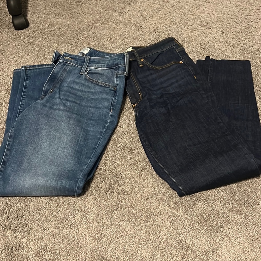 Two pair of universal thread jeans from target